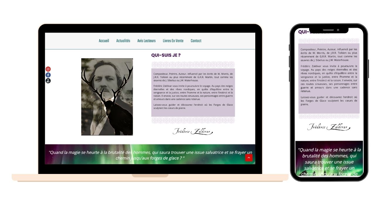 Site zaldivar - desktop