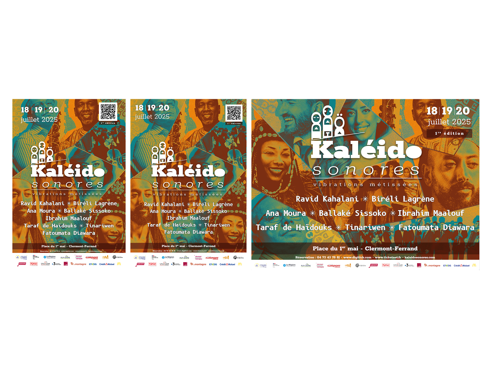 Affiche abribus Kaléido Sonores